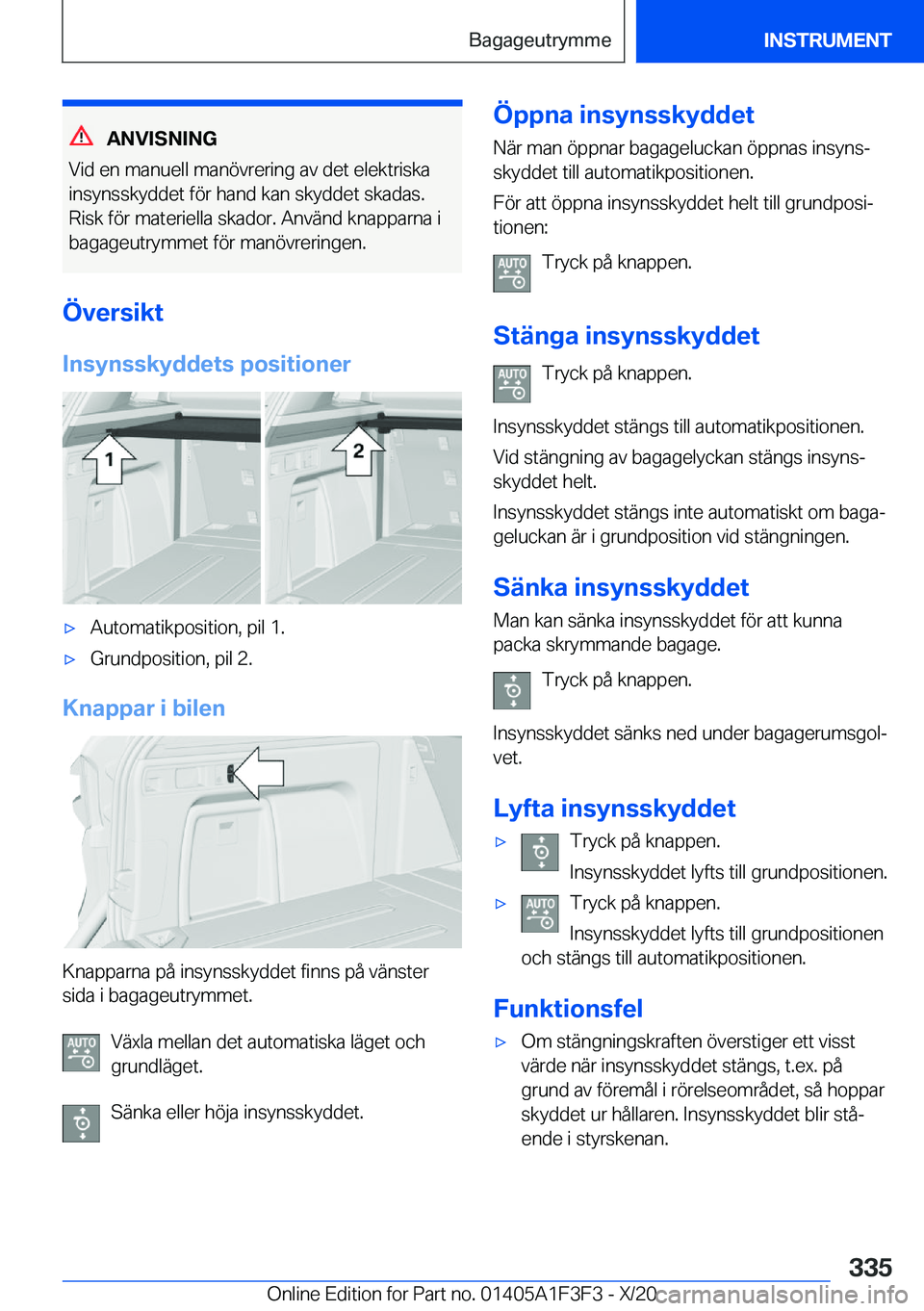 BMW X5 2021  InstruktionsbÖcker (in Swedish) �A�N�V�I�S�N�I�N�G
�V�i�d��e�n��m�a�n�u�e�l�l��m�a�n�