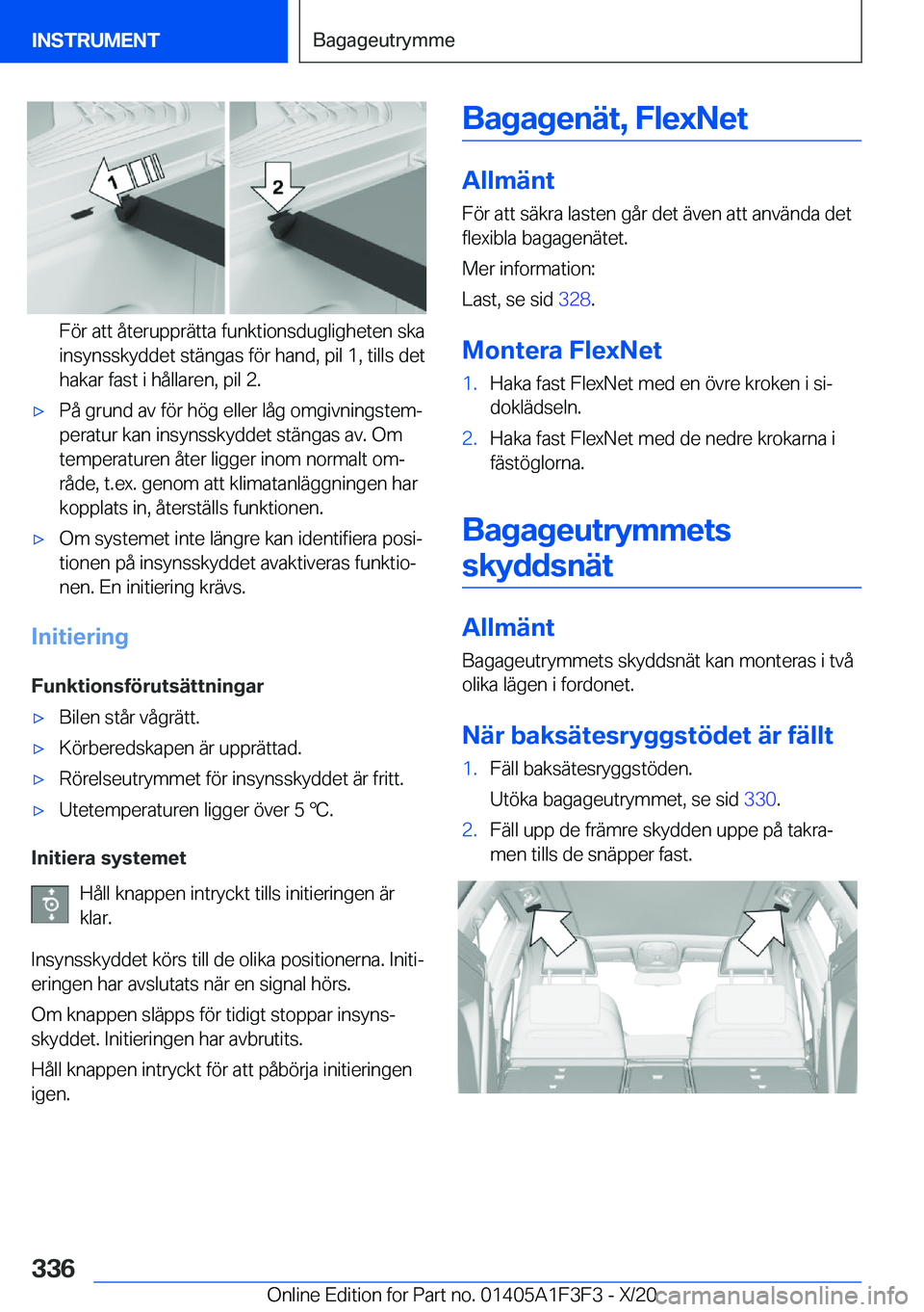 BMW X5 2021  InstruktionsbÖcker (in Swedish) �F�