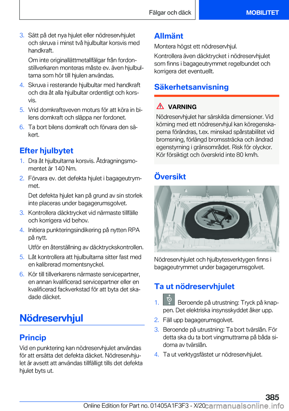 BMW X5 2021  InstruktionsbÖcker (in Swedish) �3�.�S�ä�t�t��p�å��d�e�t��n�y�a��h�j�u�l�e�t��e�l�l�e�r��n�
