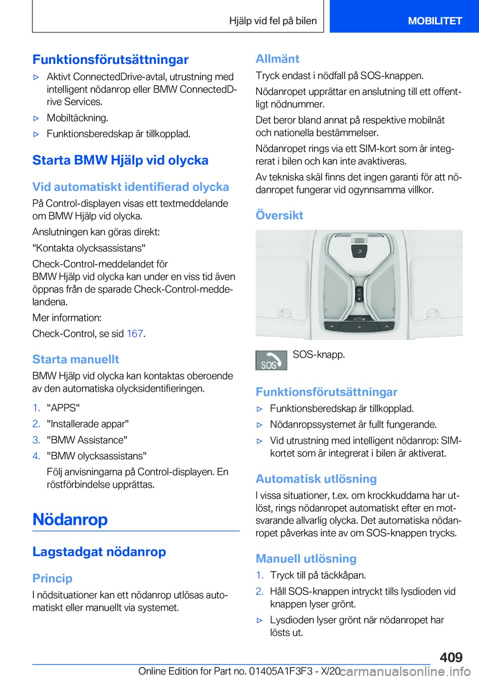 BMW X5 2021  InstruktionsbÖcker (in Swedish) �F�u�n�k�t�i�o�n�s�f�