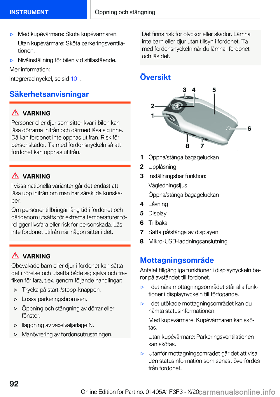 BMW X5 2021  InstruktionsbÖcker (in Swedish) 'x�M�e�d��k�u�p�