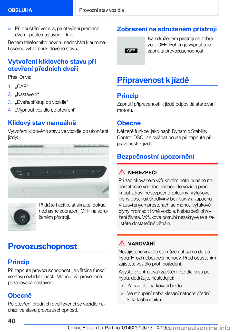BMW X5 2020  Návod na použití (in Czech) x�P�i��o�p�u(�t�