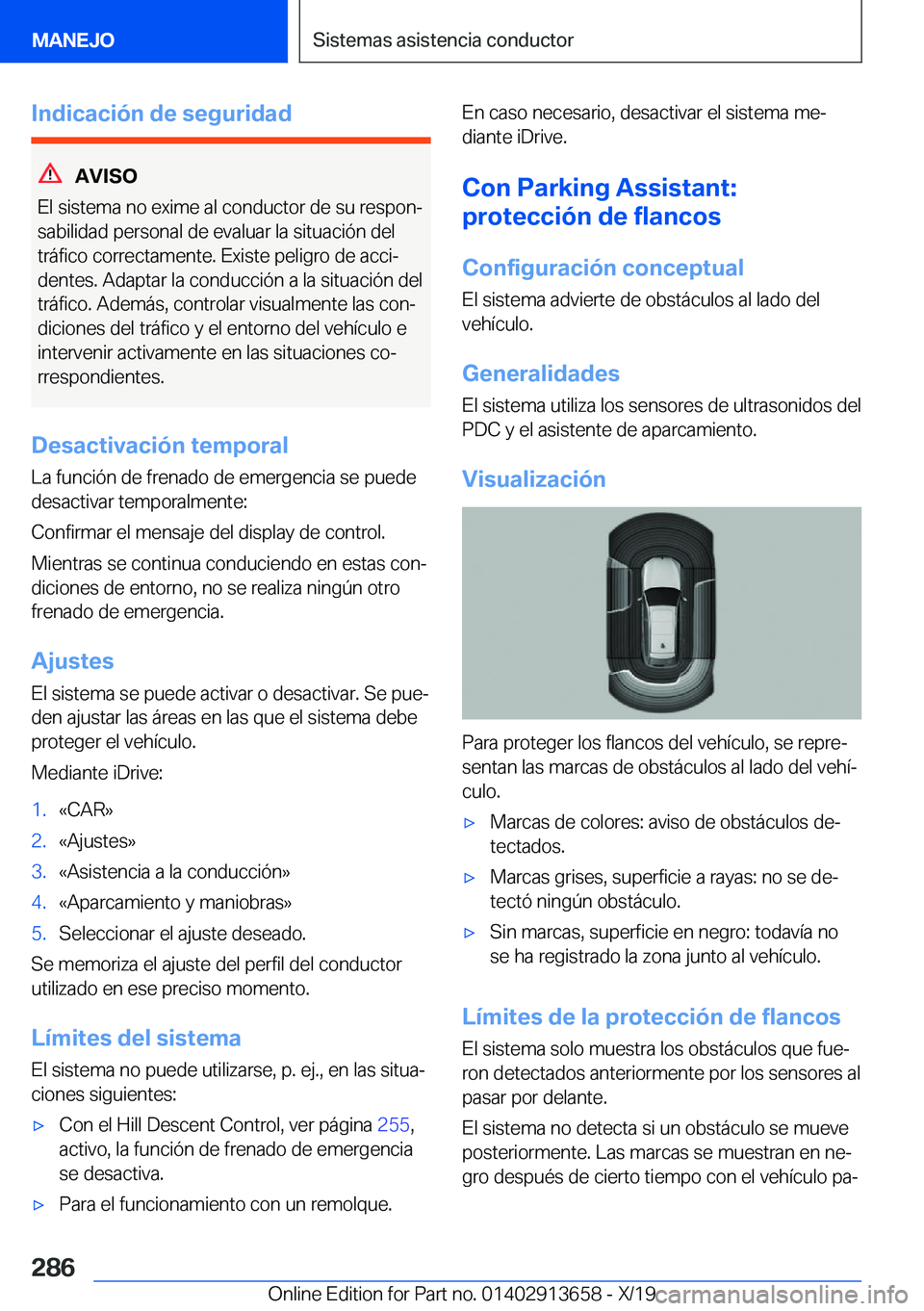 BMW X5 2020  Manuales de Empleo (in Spanish) �I�n�d�i�c�a�c�i�