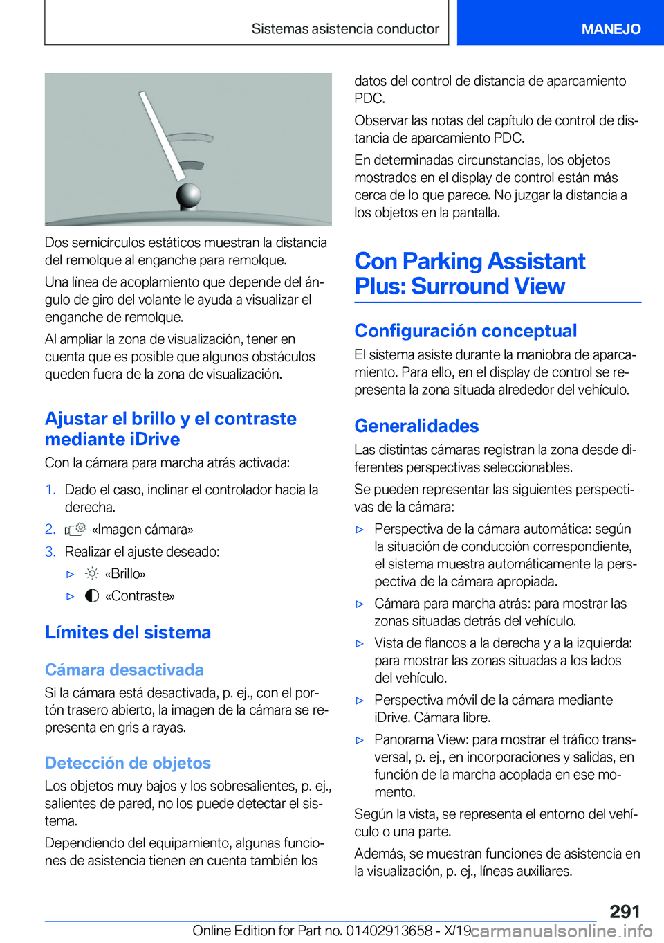 BMW X5 2020  Manuales de Empleo (in Spanish) �D�o�s��s�e�m�i�c�