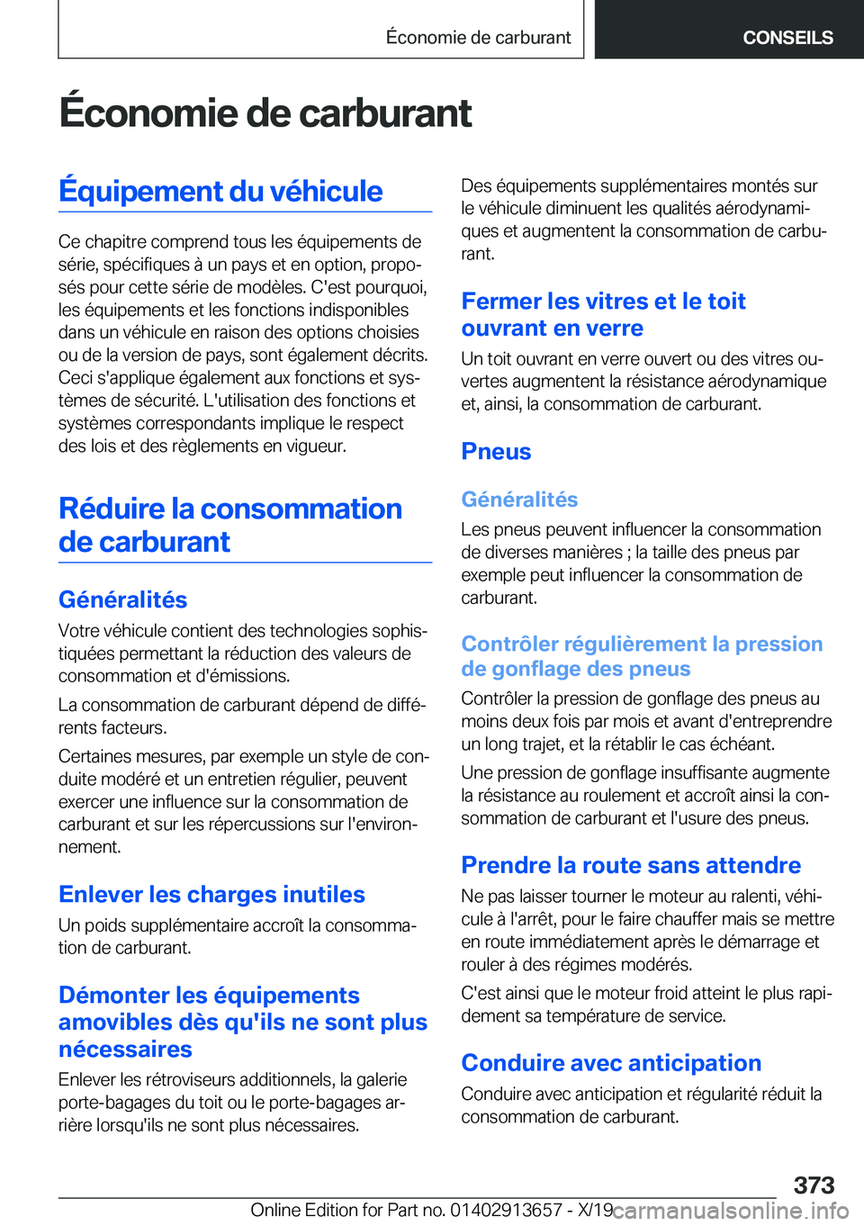 BMW X5 2020  Notices Demploi (in French) �