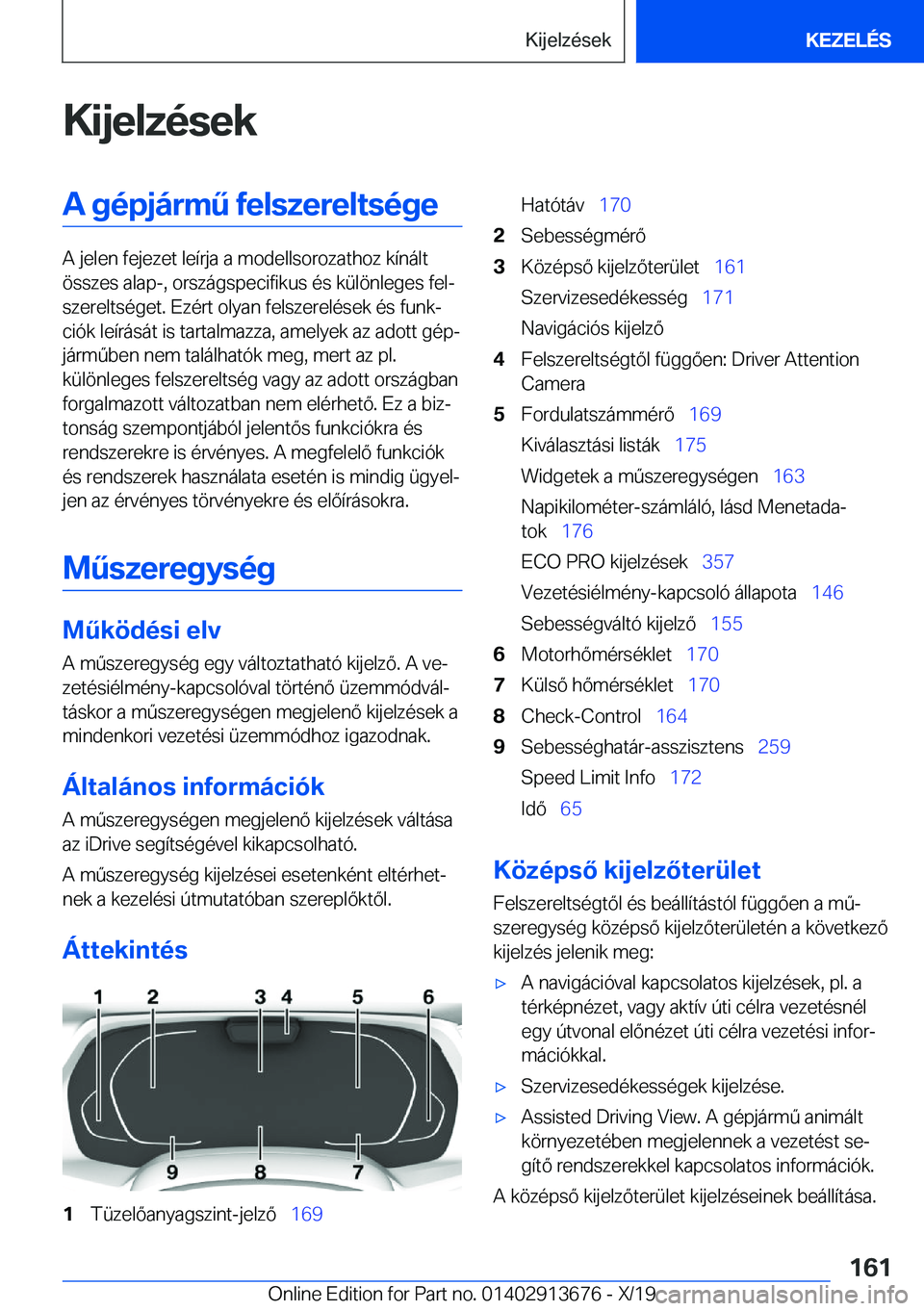 BMW X5 2020  Kezelési útmutató (in Hungarian) �K�i�j�e�l�z�