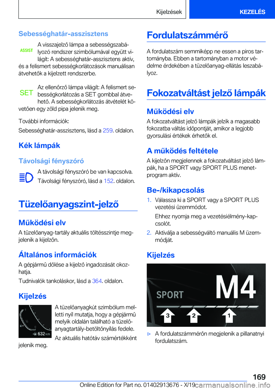 BMW X5 2020  Kezelési útmutató (in Hungarian) �S�e�b�e�s�s�