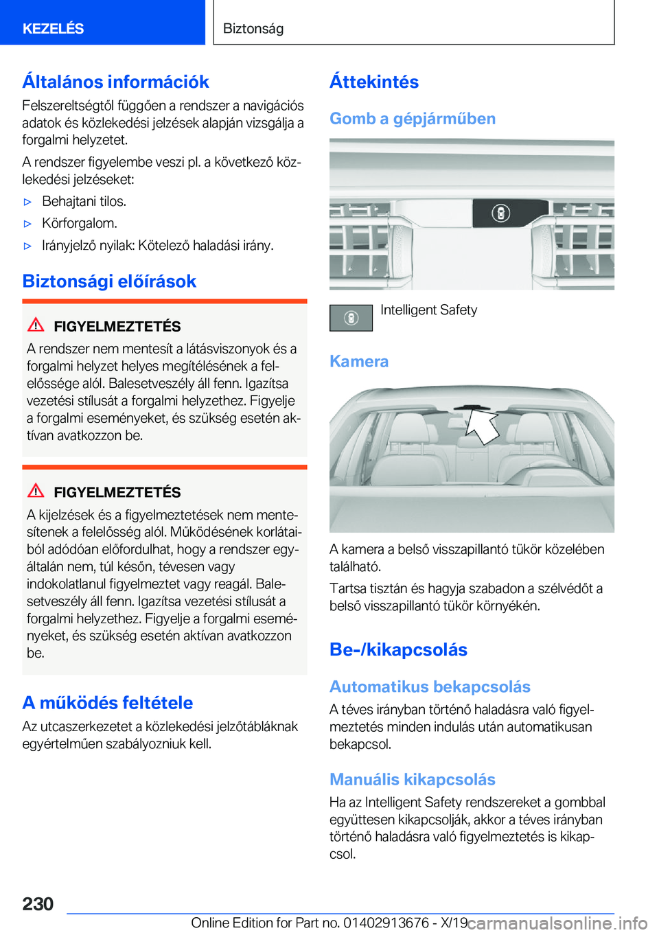 BMW X5 2020  Kezelési útmutató (in Hungarian) �