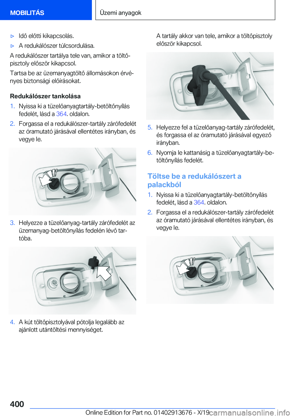 BMW X5 2020  Kezelési útmutató (in Hungarian) x�I�d�