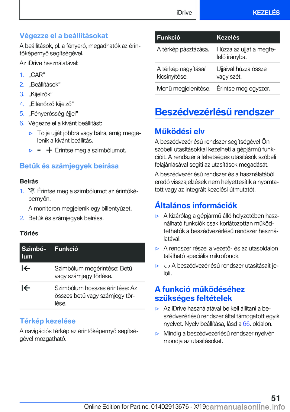 BMW X5 2020  Kezelési útmutató (in Hungarian) �V�