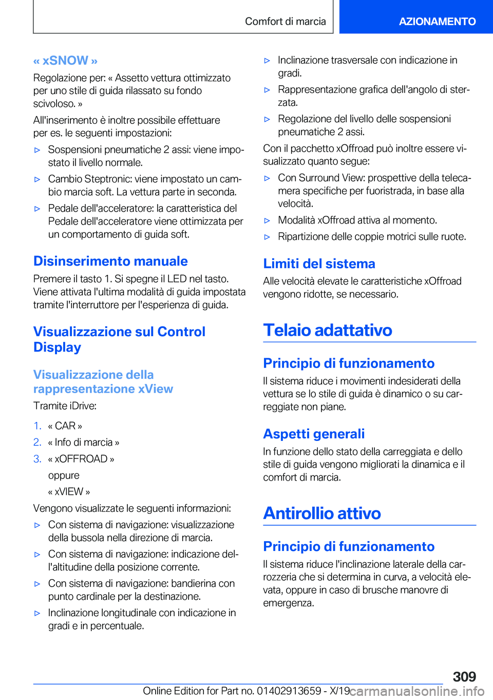 BMW X5 2020  Libretti Di Uso E manutenzione (in Italian) �k��x�S�N�O�W��{
�R�e�g�o�l�a�z�i�o�n�e��p�e�r�:��«��A�s�s�e�t�t�o��v�e�t�t�u�r�a��o�t�t�i�m�i�z�z�a�t�o �p�e�r��u�n�o��s�t�i�l�e��d�i��g�u�i�d�a��r�i�l�a�s�s�a�t�o��s�u��f�o�n�d�o �s�c