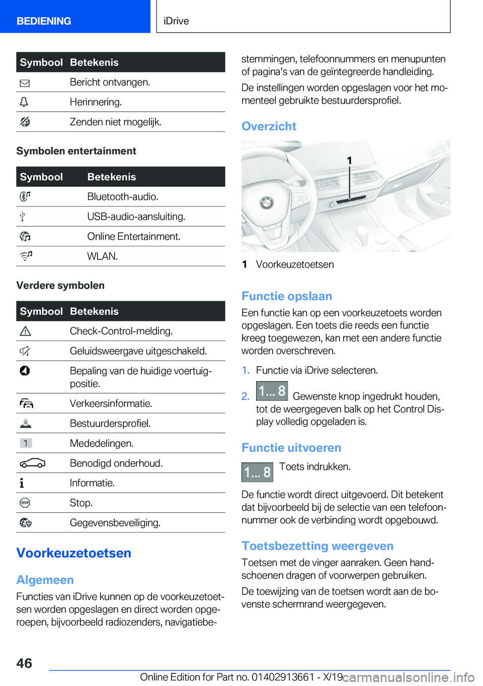BMW X5 2020  Instructieboekjes (in Dutch) �S�y�m�b�o�o�l�B�e�t�e�k�e�n�i�s��B�e�r�i�c�h�t��o�n�t�v�a�n�g�e�n�.��H�e�r�i�n�n�e�r�i�n�g�.��Z�e�n�d�e�n��n�i�e�t��m�o�g�e�l�i�j�k�.
�S�y�m�b�o�l�e�n��e�n�t�e�r�t�a�i�n�m�e�n�t
�S�y�m�b�o�o�l