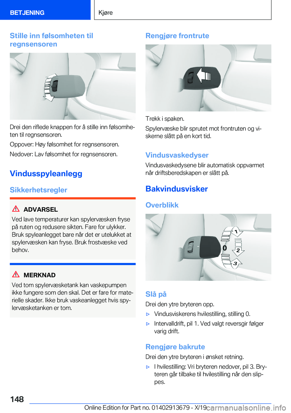 BMW X5 2020  InstruksjonsbØker (in Norwegian) �S�t�i�l�l�e��i�n�n��f�