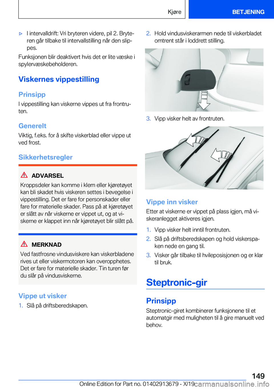 BMW X5 2020  InstruksjonsbØker (in Norwegian) 'x�I��i�n�t�e�r�v�a�l�l�d�r�i�f�t�:��V�r�i��b�r�y�t�e�r�e�n��v�i�d�e�r�e�,��p�i�l��2�.��B�r�y�t�ej
�r�e�n��g�å�r��t�i�l�b�a�k�e��t�i�l��i�n�t�e�r�v�a�l�l�s�t�i�l�l�i�n�g��n�å�r��d�