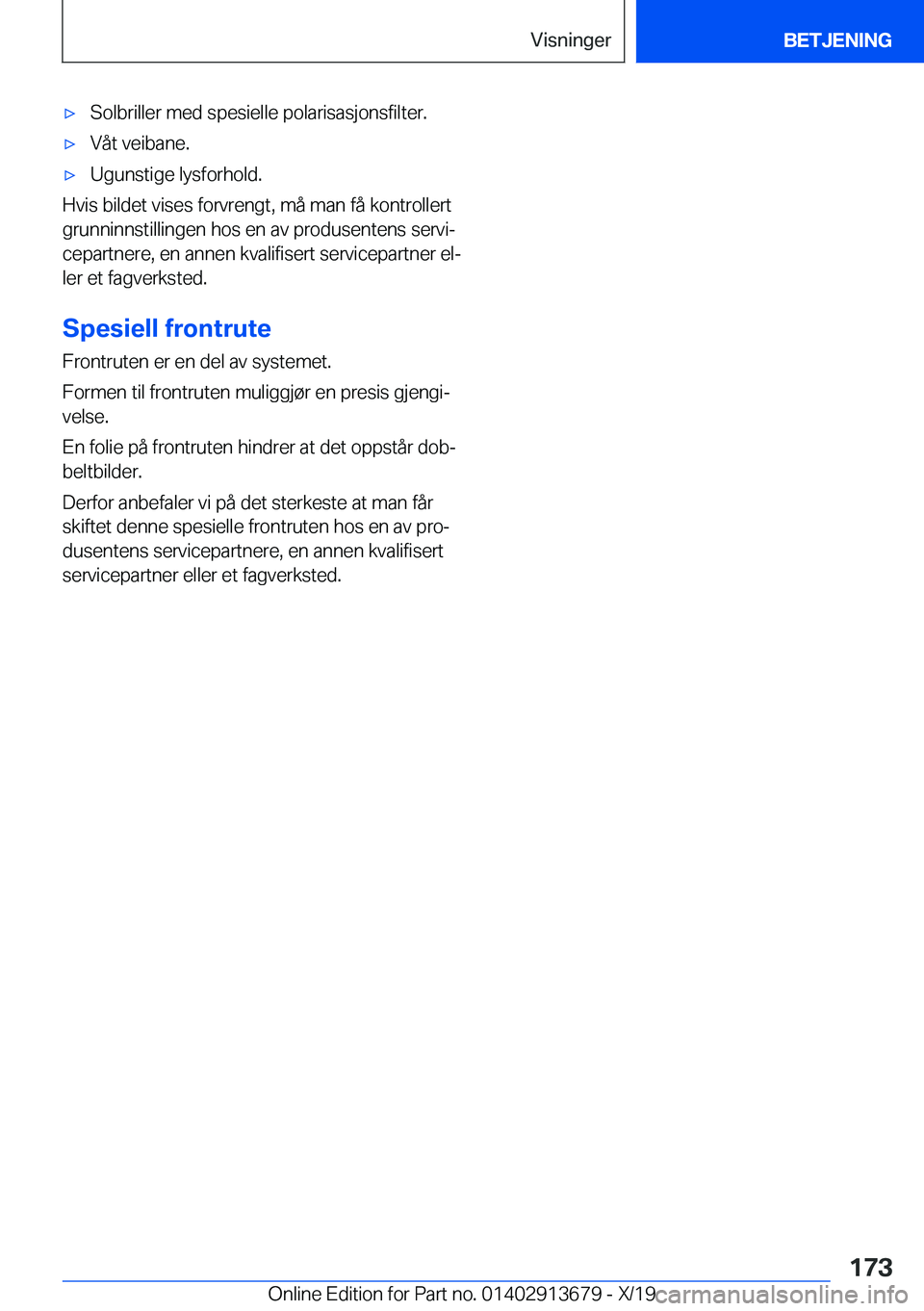 BMW X5 2020  InstruksjonsbØker (in Norwegian) 'x�S�o�l�b�r�i�l�l�e�r��m�e�d��s�p�e�s�i�e�l�l�e��p�o�l�a�r�i�s�a�s�j�o�n�s�f�i�l�t�e�r�.'x�V�å�t��v�e�i�b�a�n�e�.'x�U�g�u�n�s�t�i�g�e��l�y�s�f�o�r�h�o�l�d�.
�H�v�i�s��b�i�l�d�e�t�