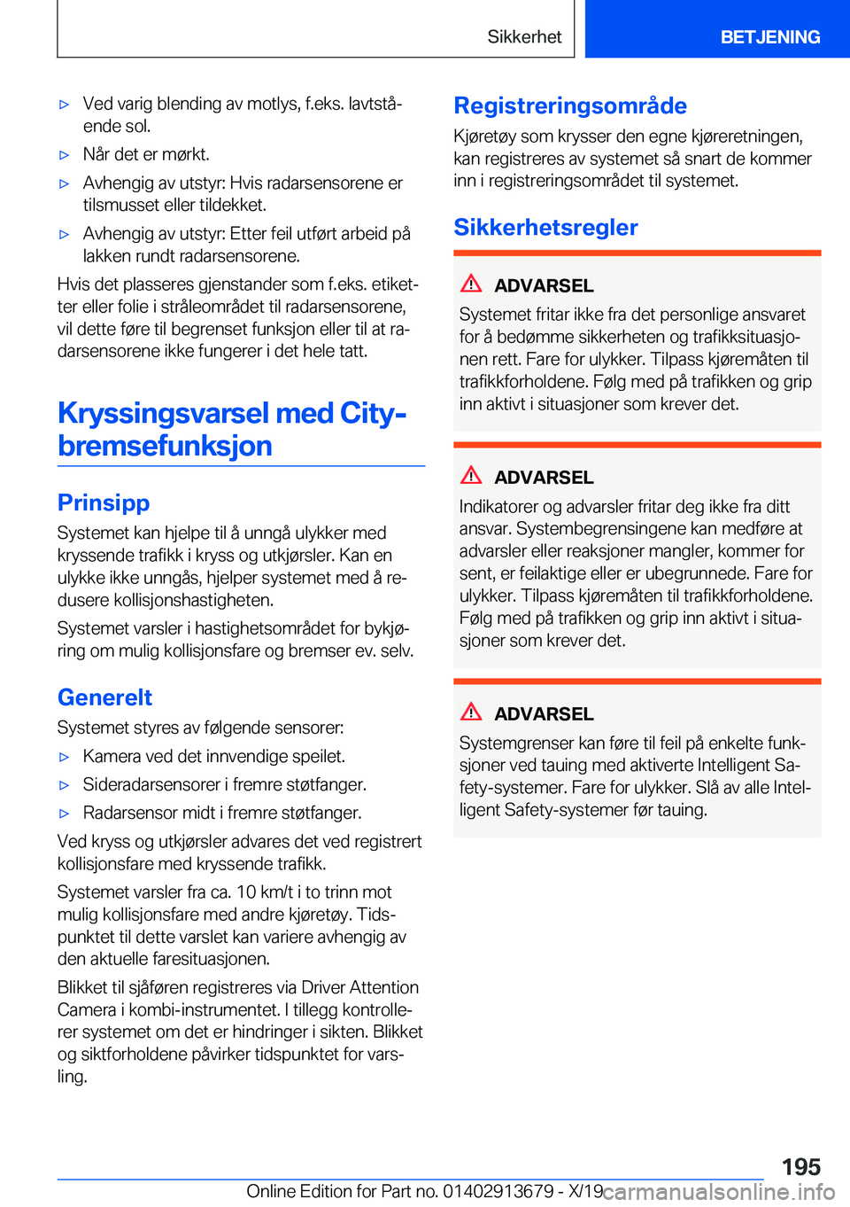 BMW X5 2020  InstruksjonsbØker (in Norwegian) 'x�V�e�d��v�a�r�i�g��b�l�e�n�d�i�n�g��a�v��m�o�t�l�y�s�,��f�.�e�k�s�.��l�a�v�t�s�t�åj
�e�n�d�e��s�o�l�.'x�N�å�r��d�e�t��e�r��m�