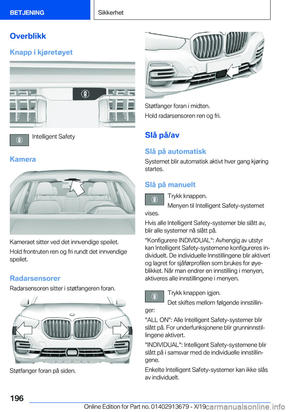 BMW X5 2020  InstruksjonsbØker (in Norwegian) �O�v�e�r�b�l�i�k�k�K�n�a�p�p��i��k�j�