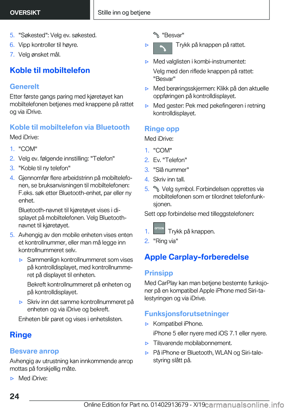 BMW X5 2020  InstruksjonsbØker (in Norwegian) �5�.��S�