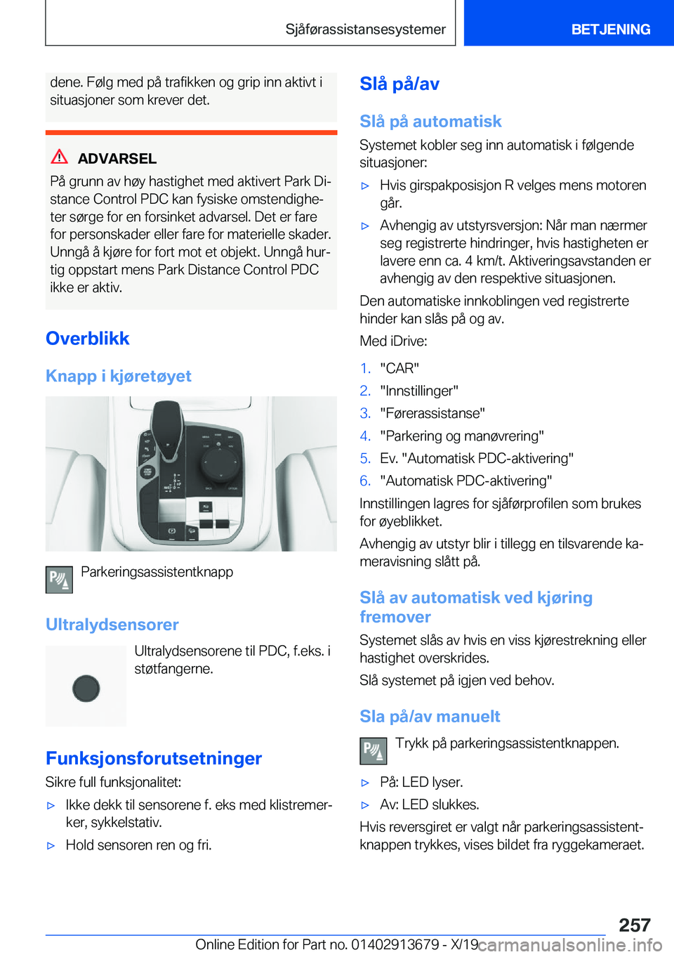 BMW X5 2020  InstruksjonsbØker (in Norwegian) �d�e�n�e�.��F�