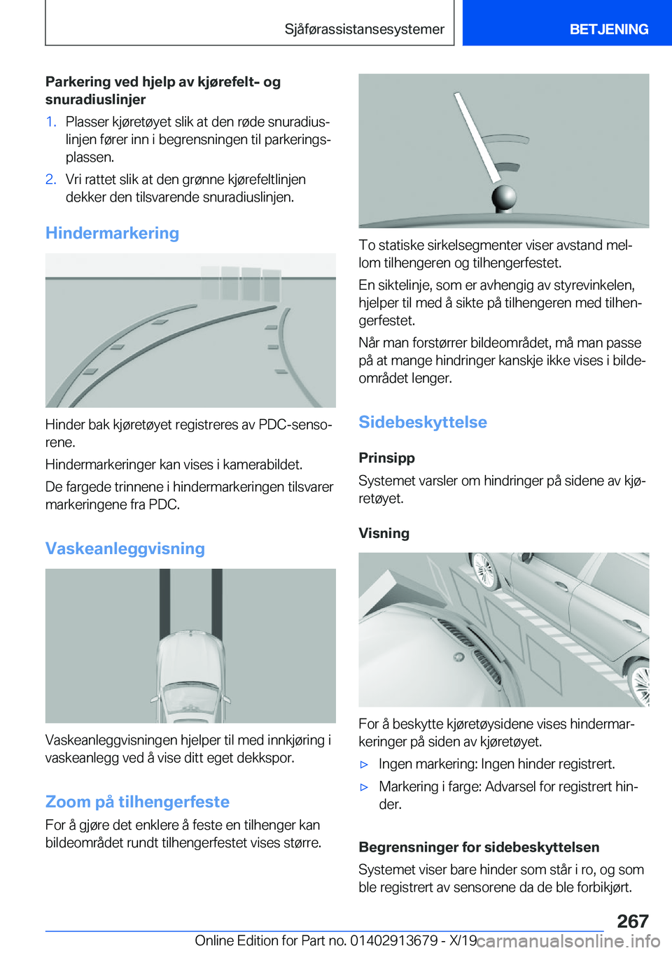 BMW X5 2020  InstruksjonsbØker (in Norwegian) �P�a�r�k�e�r�i�n�g��v�e�d��h�j�e�l�p��a�v��k�j�