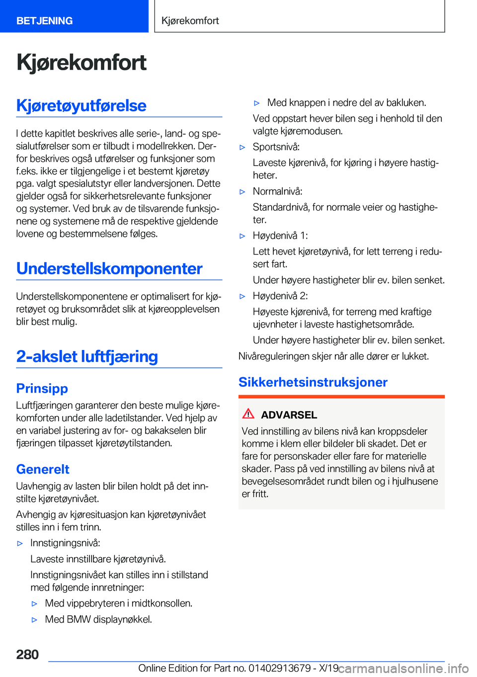 BMW X5 2020  InstruksjonsbØker (in Norwegian) �K�j�