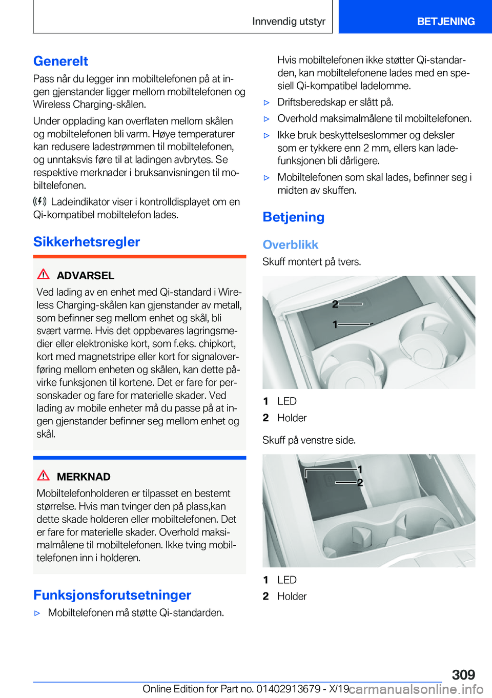 BMW X5 2020  InstruksjonsbØker (in Norwegian) �G�e�n�e�r�e�l�t�P�a�s�s��n�å�r��d�u��l�e�g�g�e�r��i�n�n��m�o�b�i�l�t�e�l�e�f�o�n�e�n��p�å��a�t��i�nj
�g�e�n��g�j�e�n�s�t�a�n�d�e�r��l�i�g�g�e�r��m�e�l�l�o�m��m�o�b�i�l�t�e�l�e�f�o�n�e�