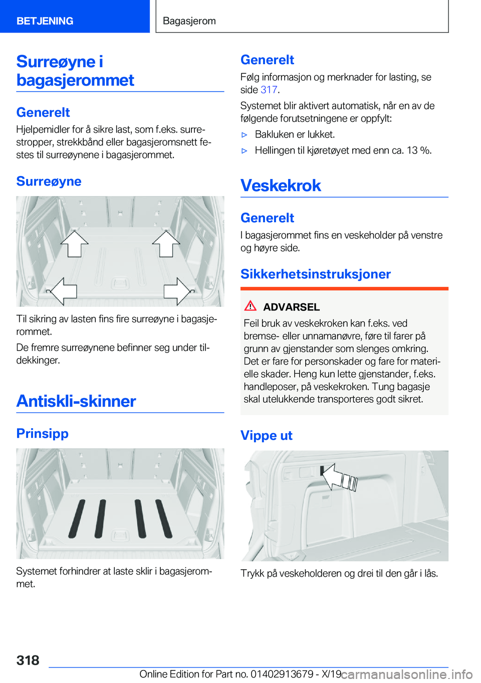 BMW X5 2020  InstruksjonsbØker (in Norwegian) �S�u�r�r�e�