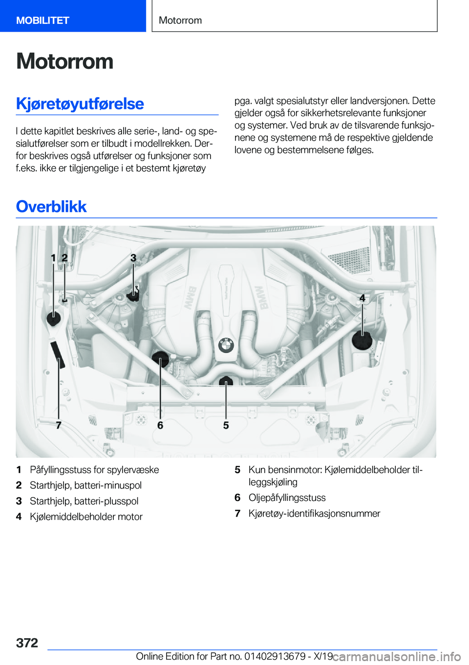 BMW X5 2020  InstruksjonsbØker (in Norwegian) �M�o�t�o�r�r�o�m�K�j�