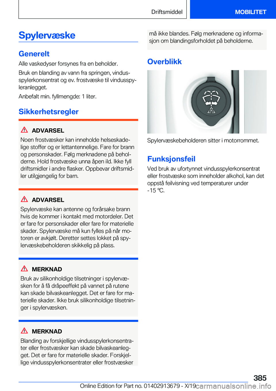 BMW X5 2020  InstruksjonsbØker (in Norwegian) �S�p�y�l�e�r�v�æ�s�k�e
�G�e�n�e�r�e�l�t�A�l�l�e��v�a�s�k�e�d�y�s�e�r��f�o�r�s�y�n�e�s��f�r�a��e�n��b�e�h�o�l�d�e�r�.�B�r�u�k��e�n��b�l�a�n�d�i�n�g��a�v��v�a�n�n��f�r�a��s�p�r�i�n�g�e�n�,�