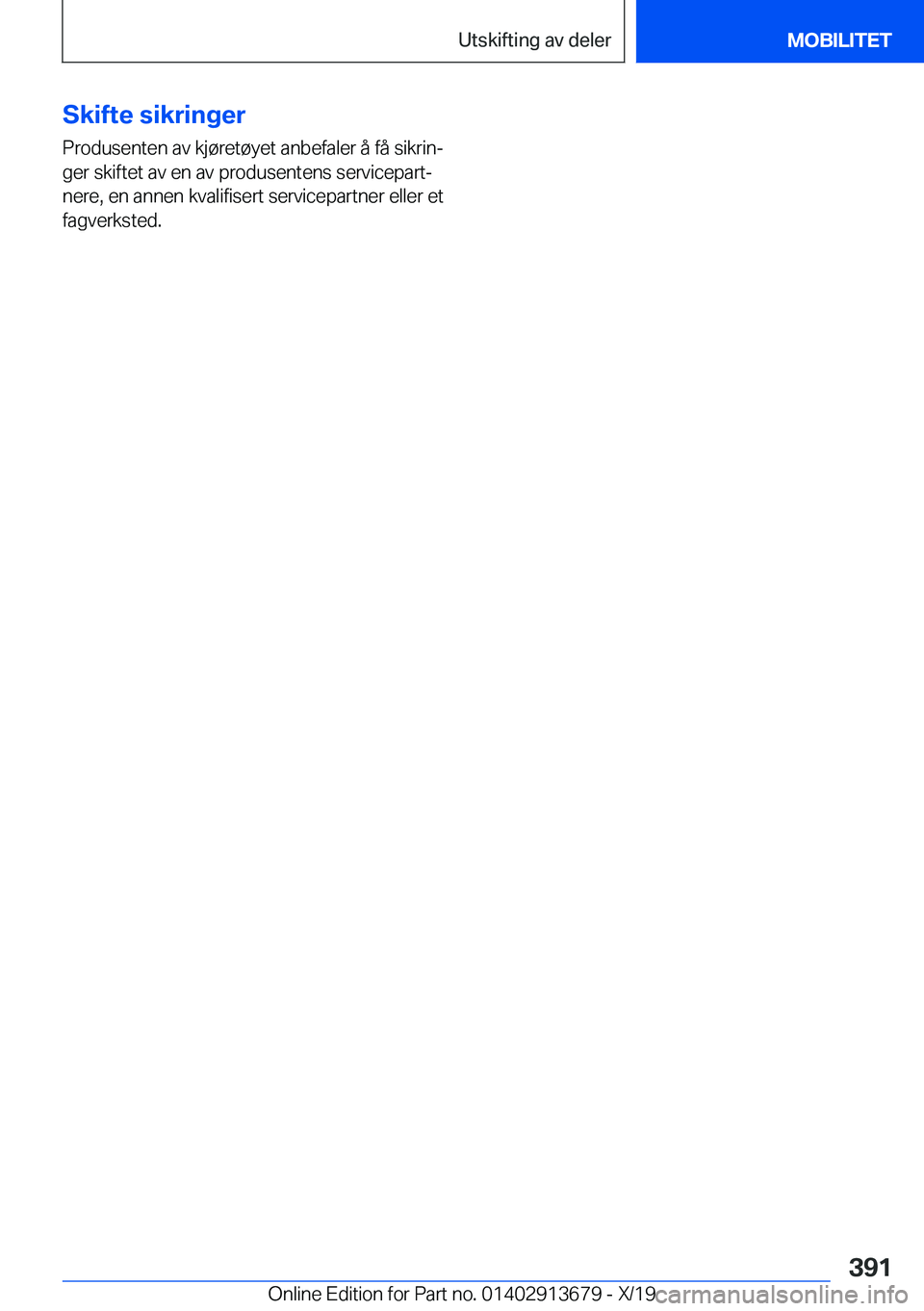BMW X5 2020  InstruksjonsbØker (in Norwegian) �S�k�i�f�t�e��s�i�k�r�i�n�g�e�r�P�r�o�d�u�s�e�n�t�e�n��a�v��k�j�