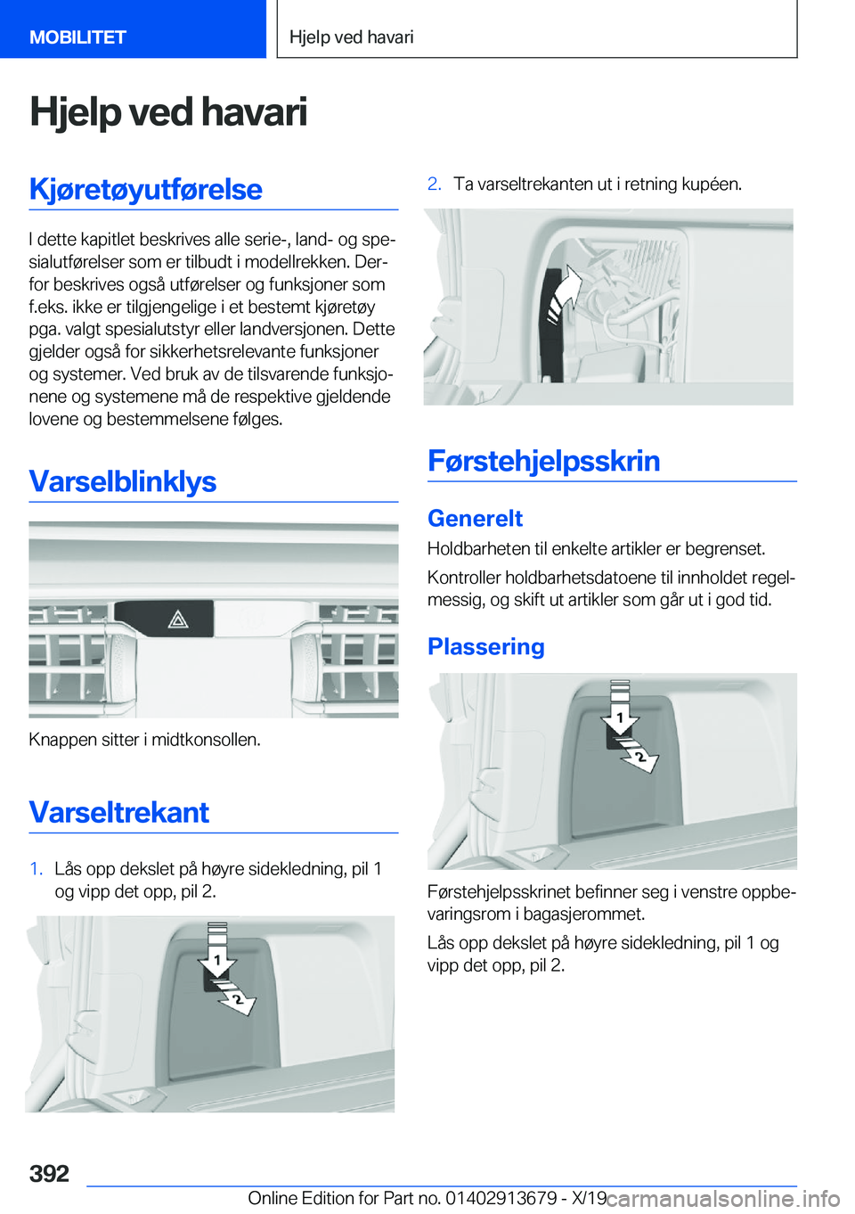 BMW X5 2020  InstruksjonsbØker (in Norwegian) �H�j�e�l�p��v�e�d��h�a�v�a�r�i�K�j�