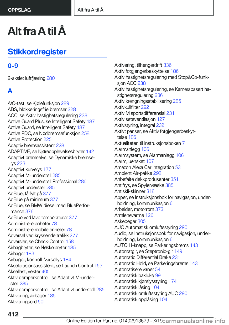 BMW X5 2020  InstruksjonsbØker (in Norwegian) �A�l�t��f�r�a��A��t�i�l��