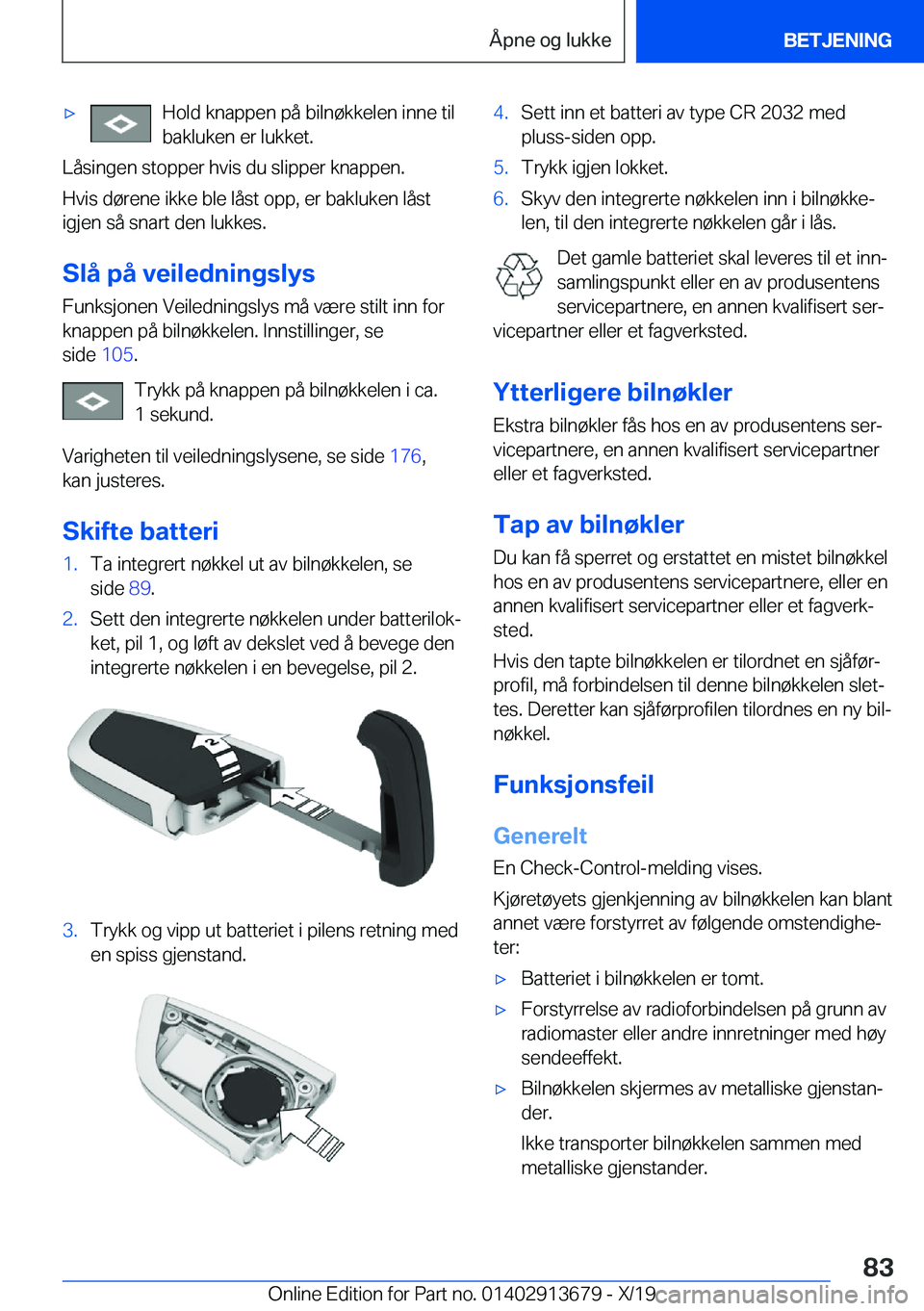 BMW X5 2020  InstruksjonsbØker (in Norwegian) 'x�H�o�l�d��k�n�a�p�p�e�n��p�å��b�i�l�n�