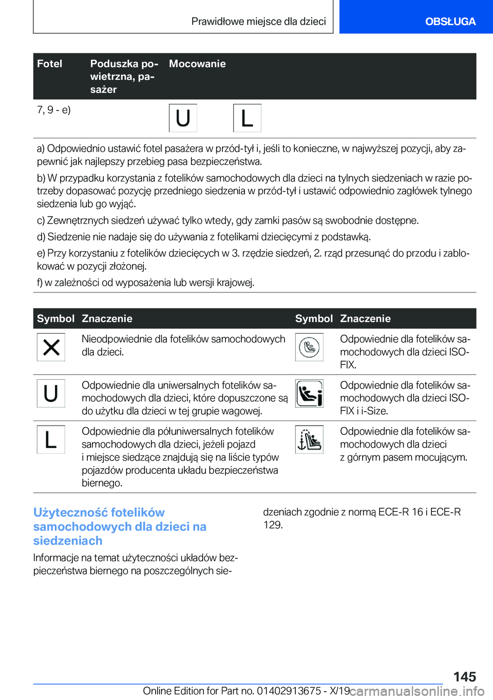 BMW X5 2020  Instrukcja obsługi (in Polish) �F�o�t�e�l�P�o�d�u�s�z�k�a��p�oj
�w�i�e�t�r�z�n�a�,��p�aj
�s�a9�e�r�M�o�c�o�w�a�n�i�e�7�,��9��-��e�)�a�)��O�d�p�o�w�i�e�d�n�i�o��u�s�t�a�w�i�
