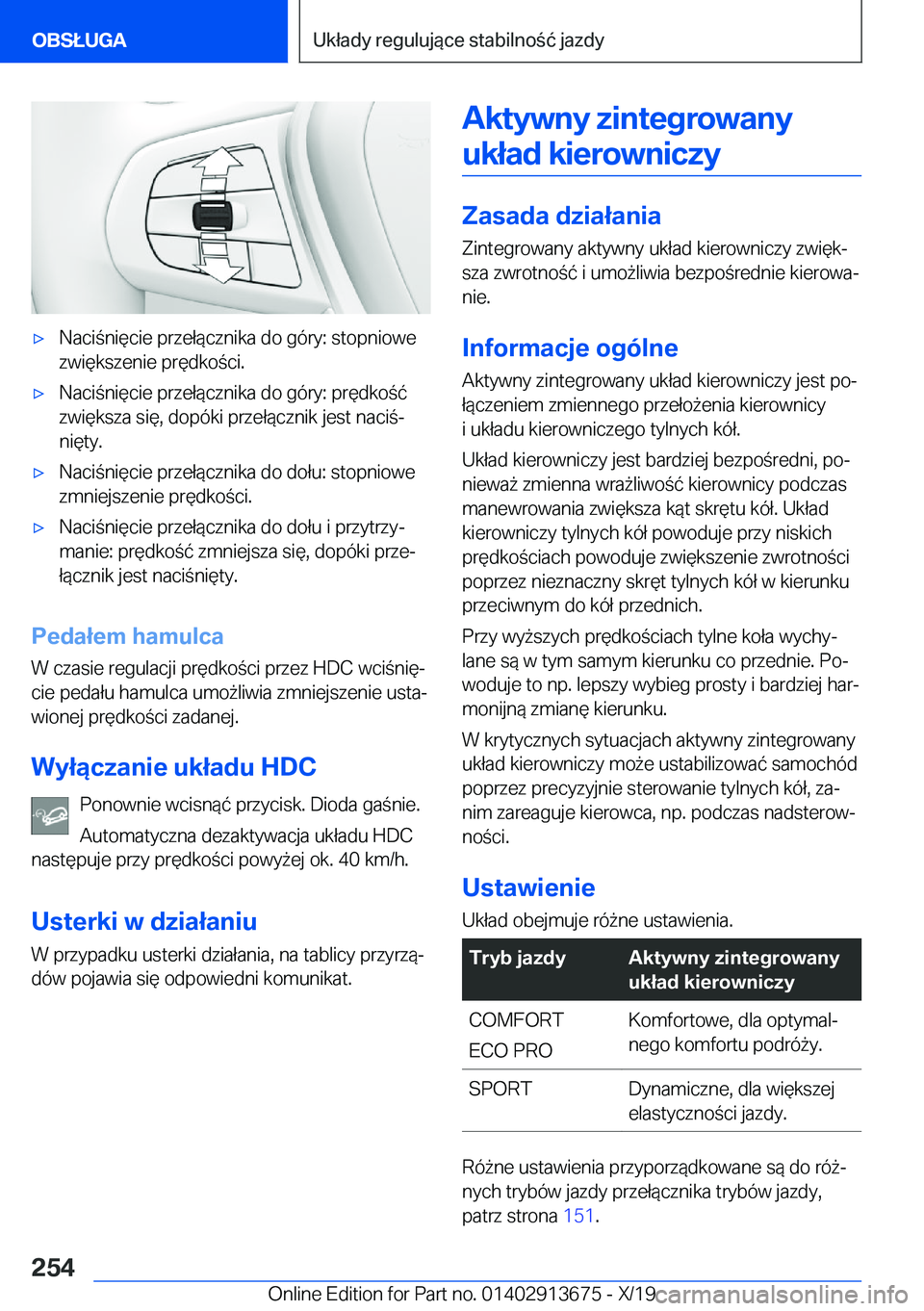 BMW X5 2020  Instrukcja obsługi (in Polish) 'x�N�a�c�i�n�i�