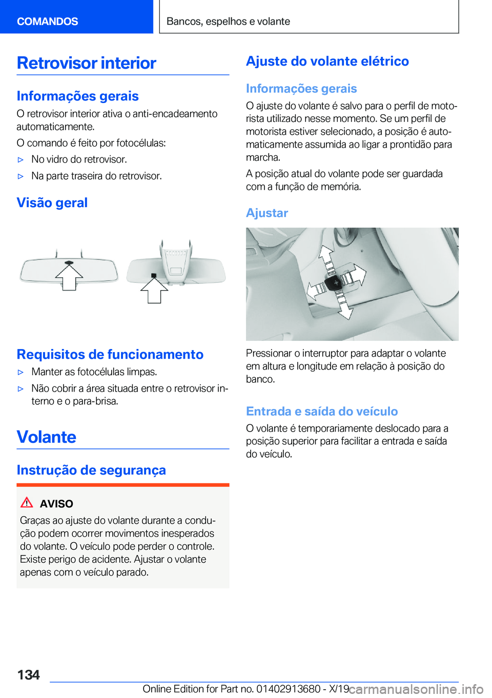 BMW X5 2020  Manual do condutor (in Portuguese) �R�e�t�r�o�v�i�s�o�r��i�n�t�e�r�i�o�r
�I�n�f�o�r�m�a�