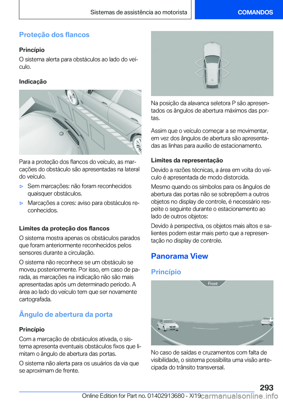 BMW X5 2020  Manual do condutor (in Portuguese) �P�r�o�t�e�
