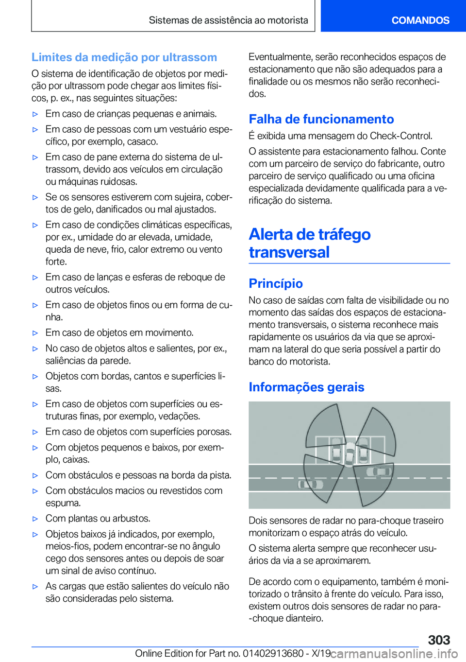 BMW X5 2020  Manual do condutor (in Portuguese) �L�i�m�i�t�e�s��d�a��m�e�d�i�