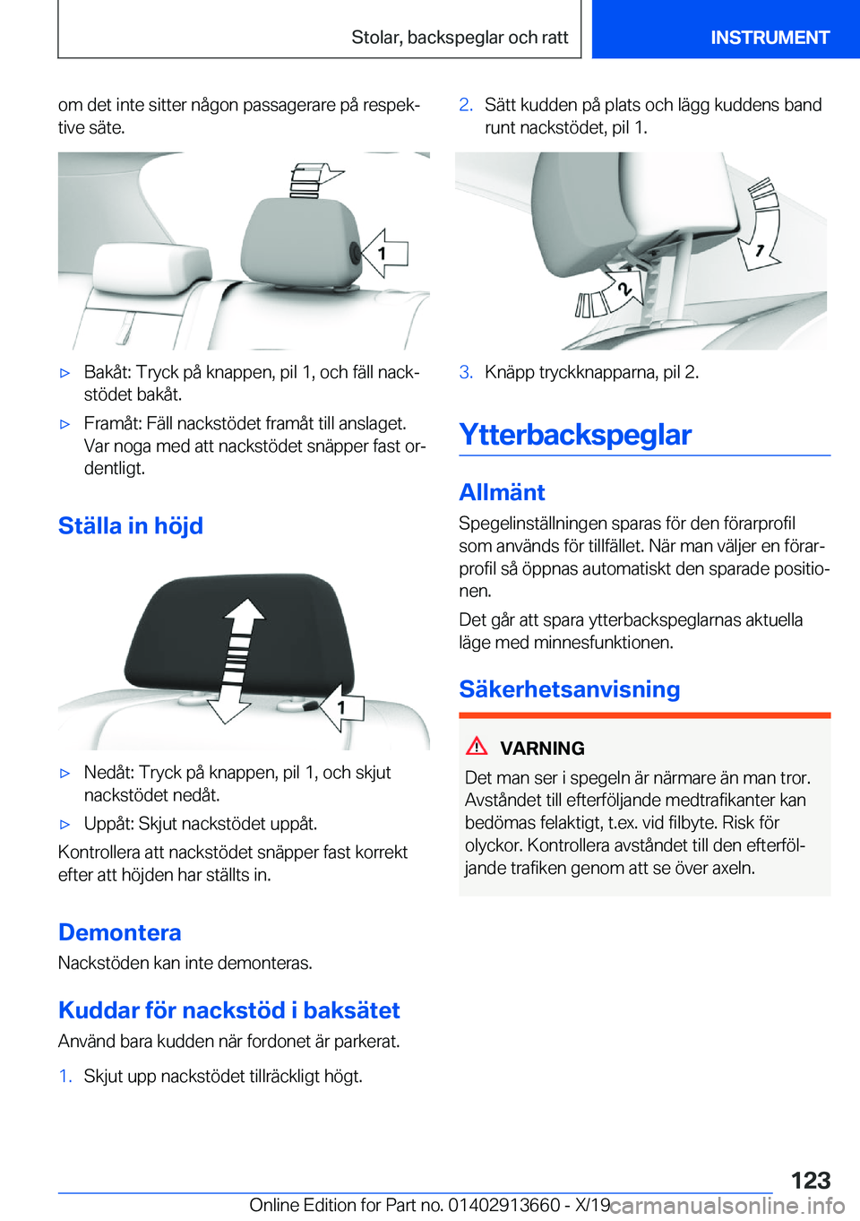 BMW X5 2020  InstruktionsbÖcker (in Swedish) �o�m��d�e�t��i�n�t�e��s�i�t�t�e�r��n�å�g�o�n��p�a�s�s�a�g�e�r�a�r�e��p�å��r�e�s�p�e�kj
�t�i�v�e��s�ä�t�e�.'x�B�a�k�å�t�:��T�r�y�c�k��p�å��k�n�a�p�p�e�n�,��p�i�l��1�,��o�c�h��f