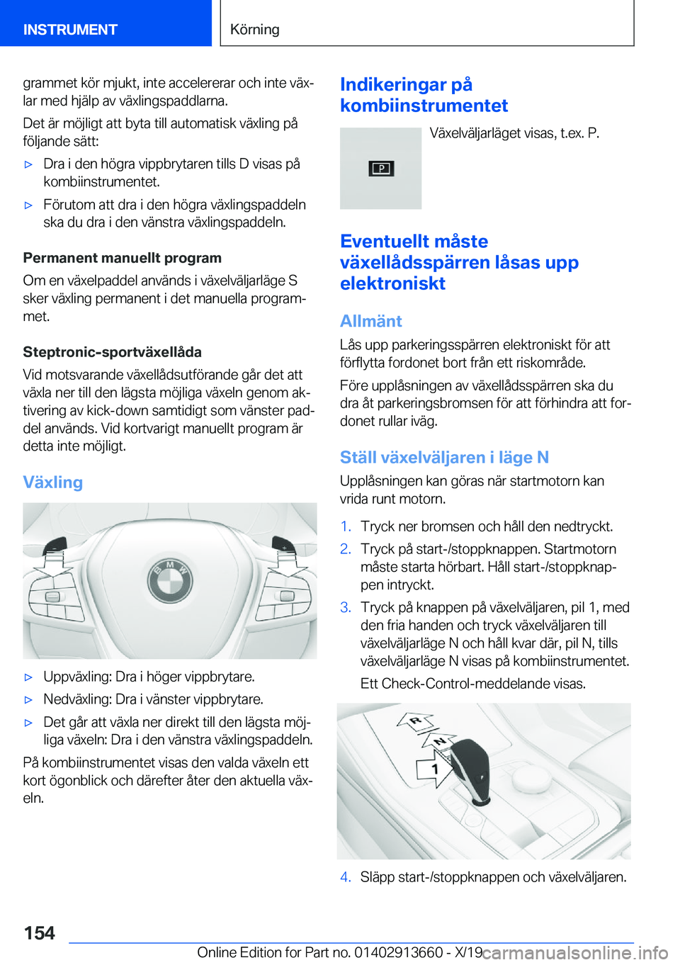 BMW X5 2020  InstruktionsbÖcker (in Swedish) �g�r�a�m�m�e�t��k�
