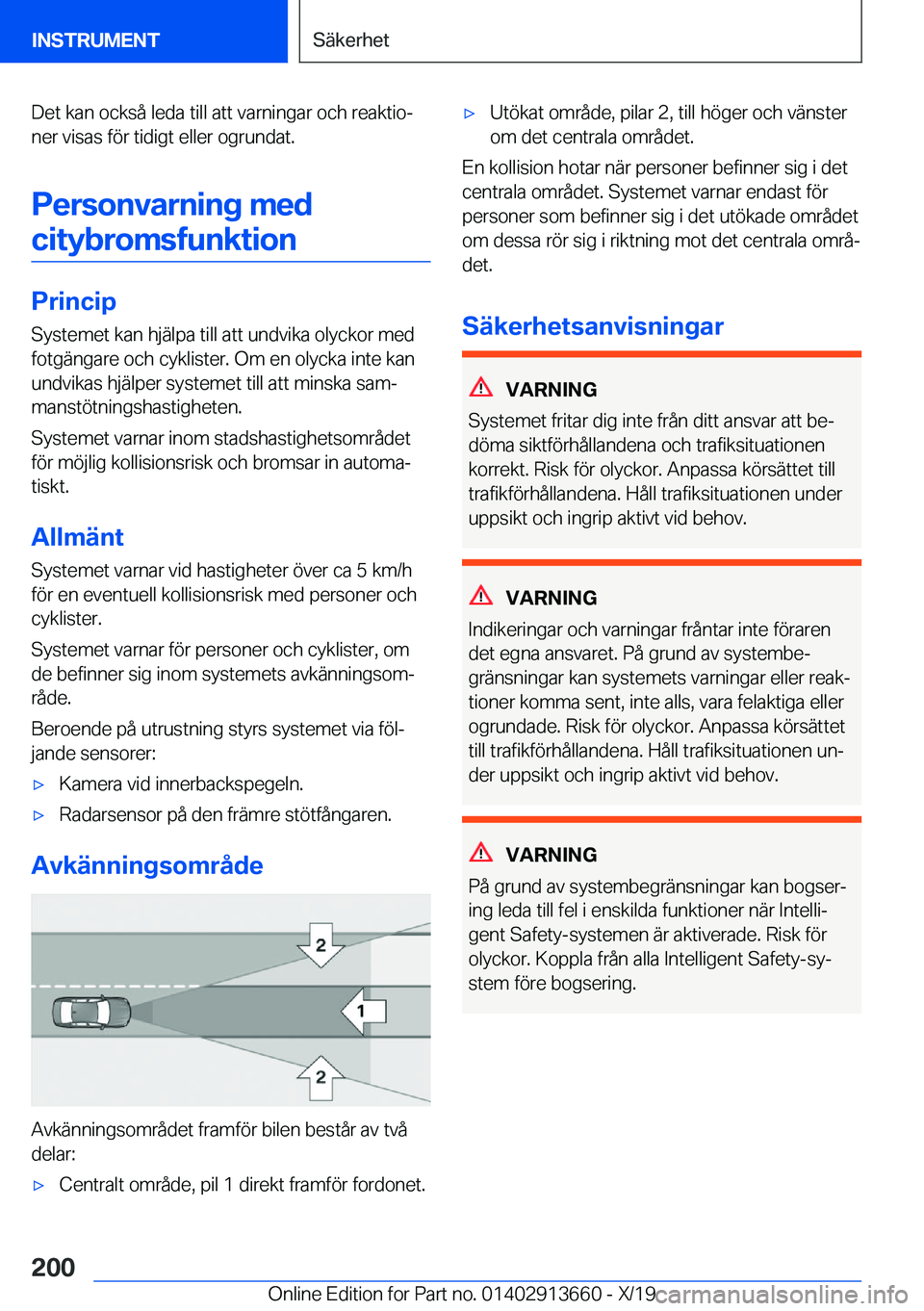 BMW X5 2020  InstruktionsbÖcker (in Swedish) �D�e�t��k�a�n��o�c�k�s�å��l�e�d�a��t�i�l�l��a�t�t��v�a�r�n�i�n�g�a�r��o�c�h��r�e�a�k�t�i�oj�n�e�r��v�i�s�a�s��f�