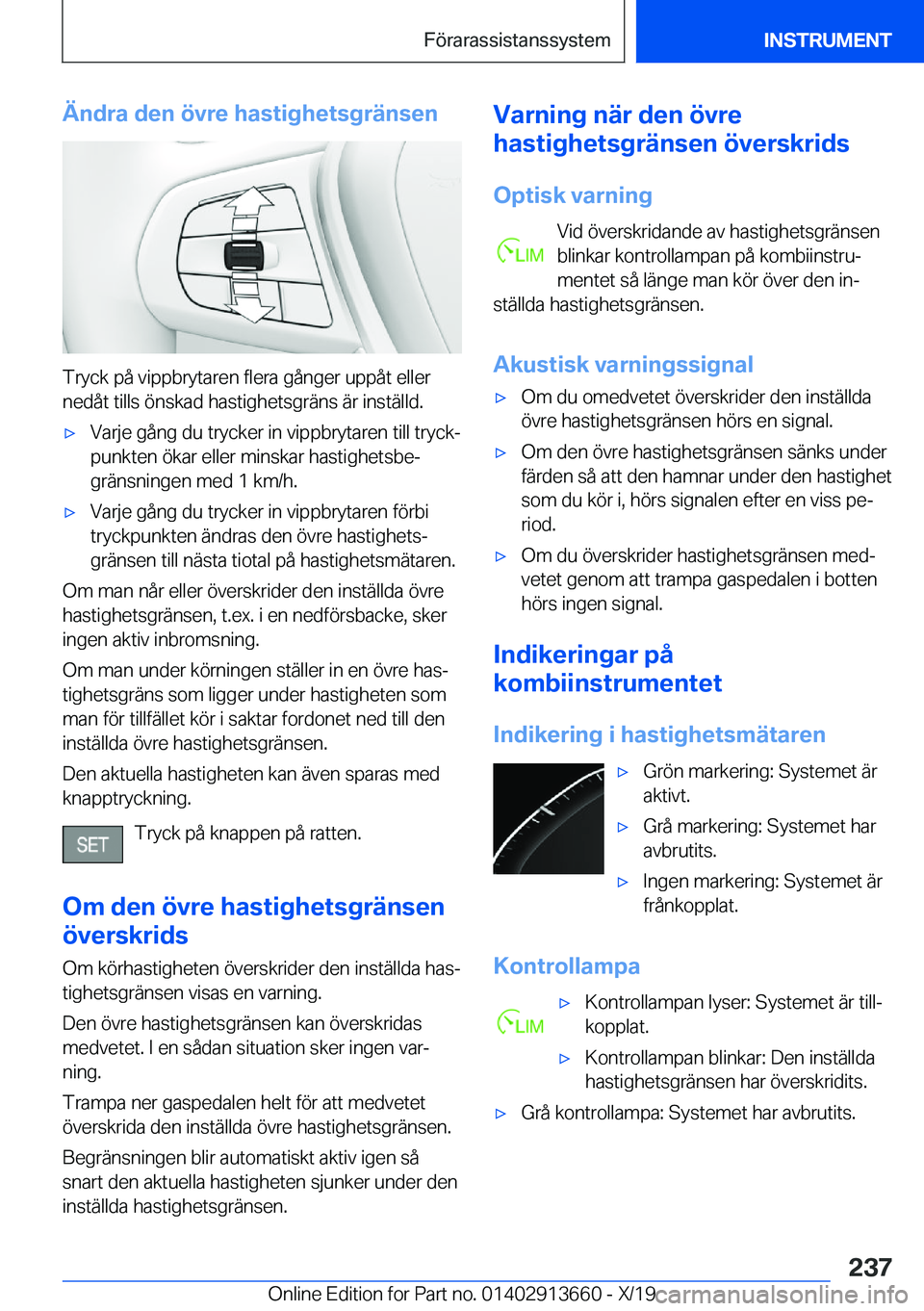 BMW X5 2020  InstruktionsbÖcker (in Swedish) �Ä�n�d�r�a��d�e�n��