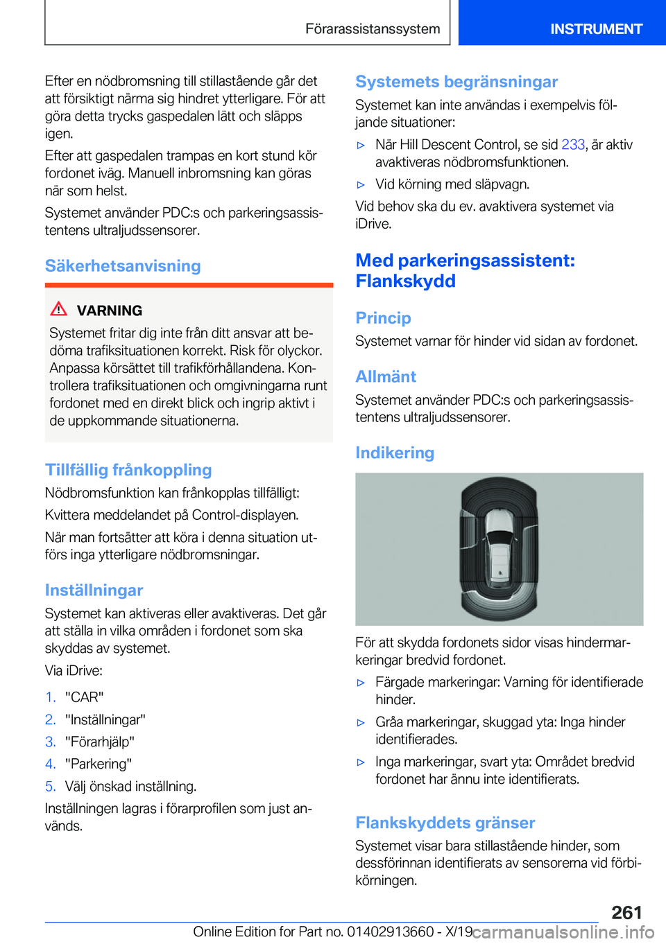 BMW X5 2020  InstruktionsbÖcker (in Swedish) �E�f�t�e�r��e�n��n�