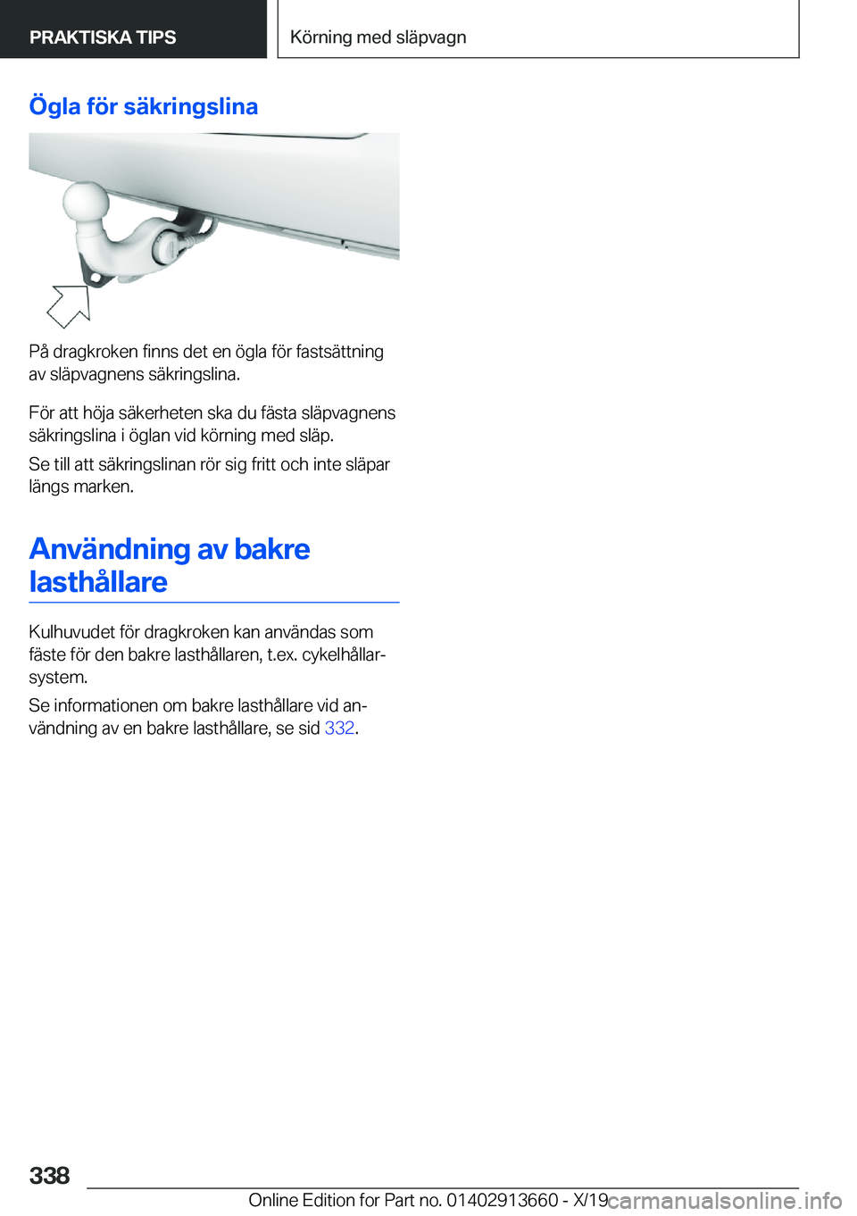 BMW X5 2020  InstruktionsbÖcker (in Swedish) �