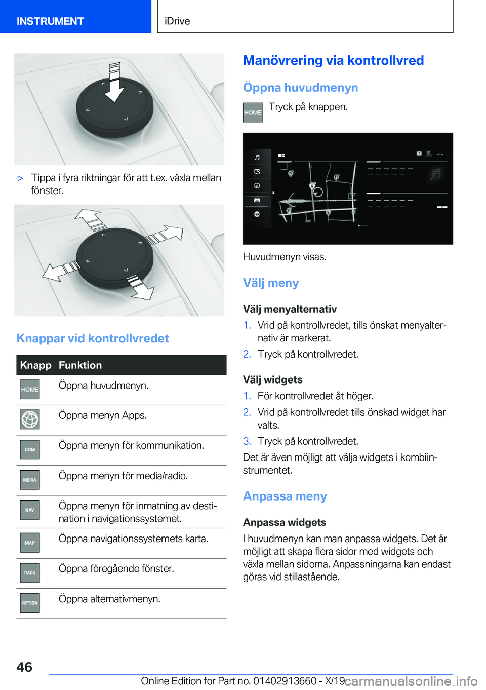 BMW X5 2020  InstruktionsbÖcker (in Swedish) 'x�T�i�p�p�a��i��f�y�r�a��r�i�k�t�n�i�n�g�a�r��f�
