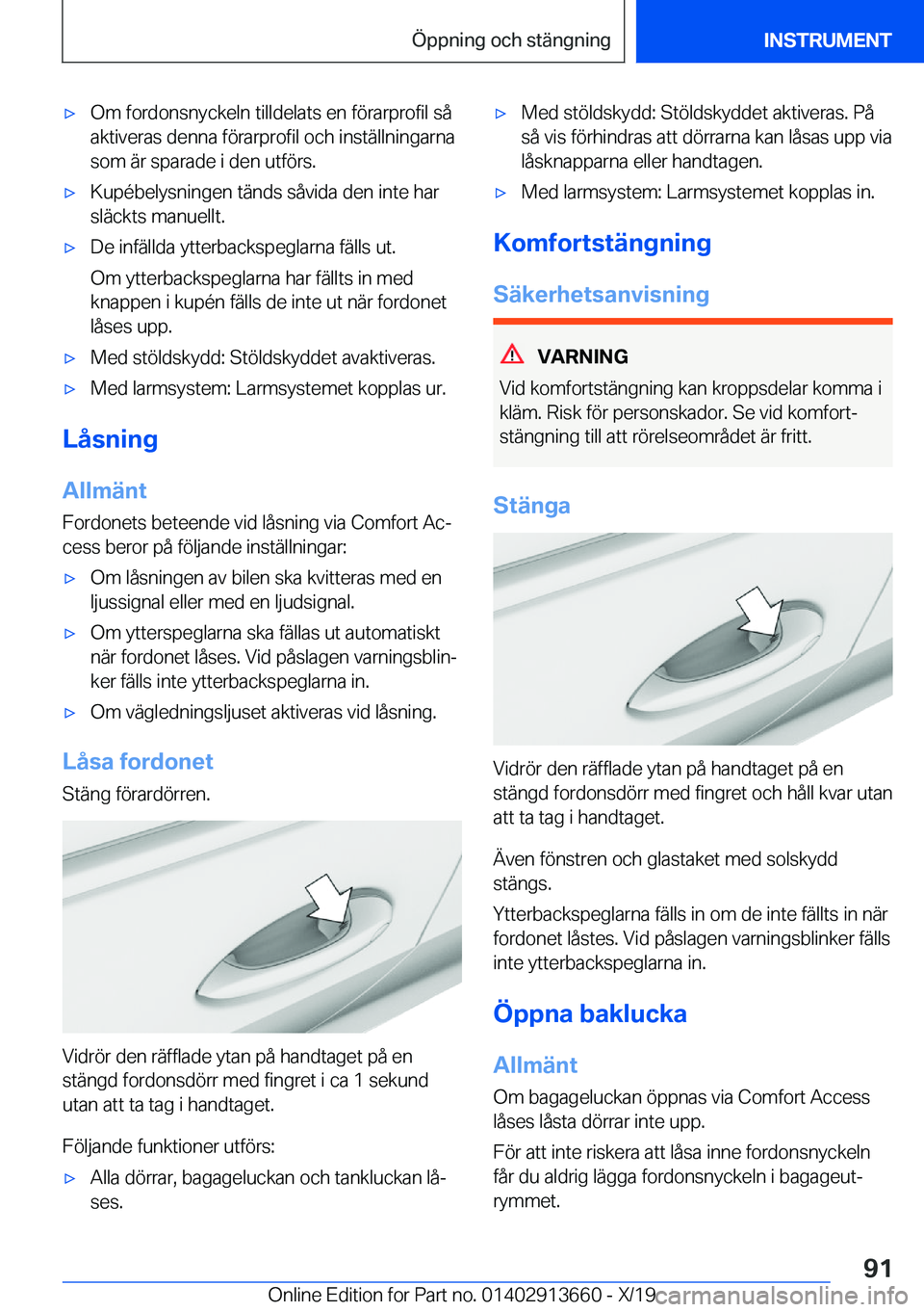 BMW X5 2020  InstruktionsbÖcker (in Swedish) 'x�O�m��f�o�r�d�o�n�s�n�y�c�k�e�l�n��t�i�l�l�d�e�l�a�t�s��e�n��f�