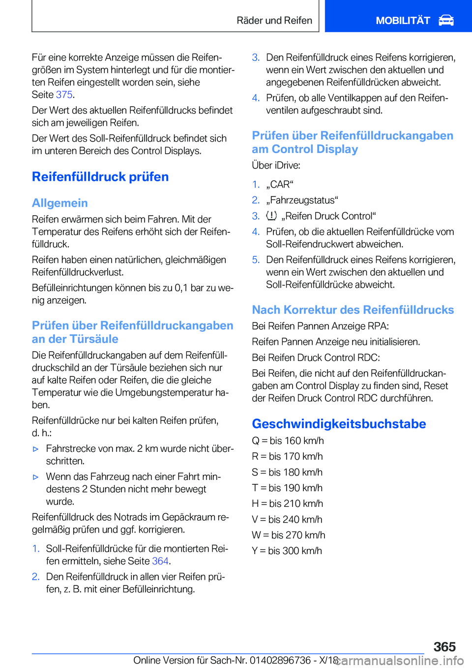 BMW X5 2019  Betriebsanleitungen (in German) �F�