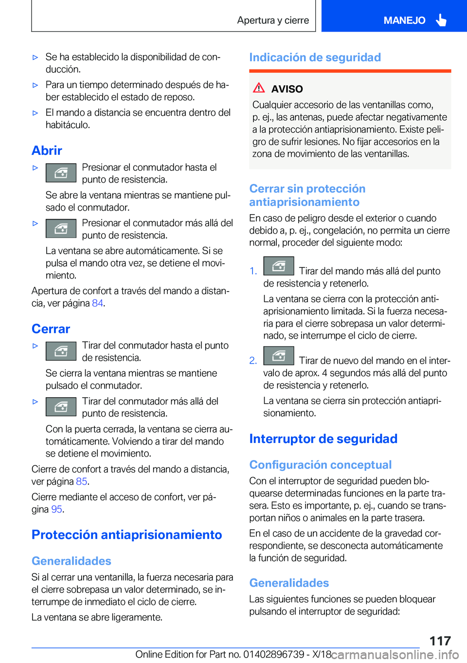 BMW X5 2019  Manuales de Empleo (in Spanish) x�S�e��h�a��e�s�t�a�b�l�e�c�i�d�o��l�a��d�i�s�p�o�n�i�b�i�l�i�d�a�d��d�e��c�o�nª�d�u�c�c�i�
