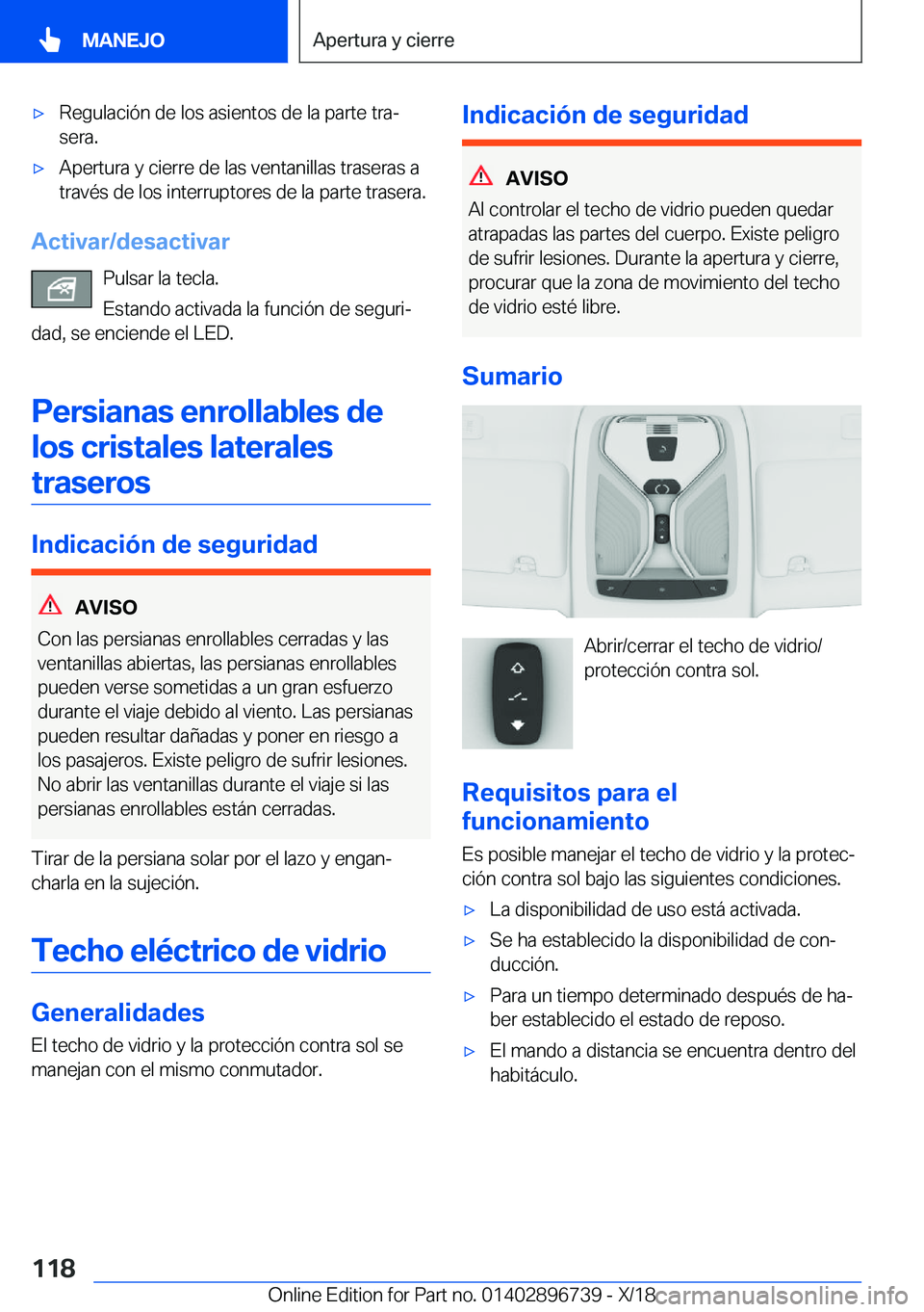BMW X5 2019  Manuales de Empleo (in Spanish) x�R�e�g�u�l�a�c�i�