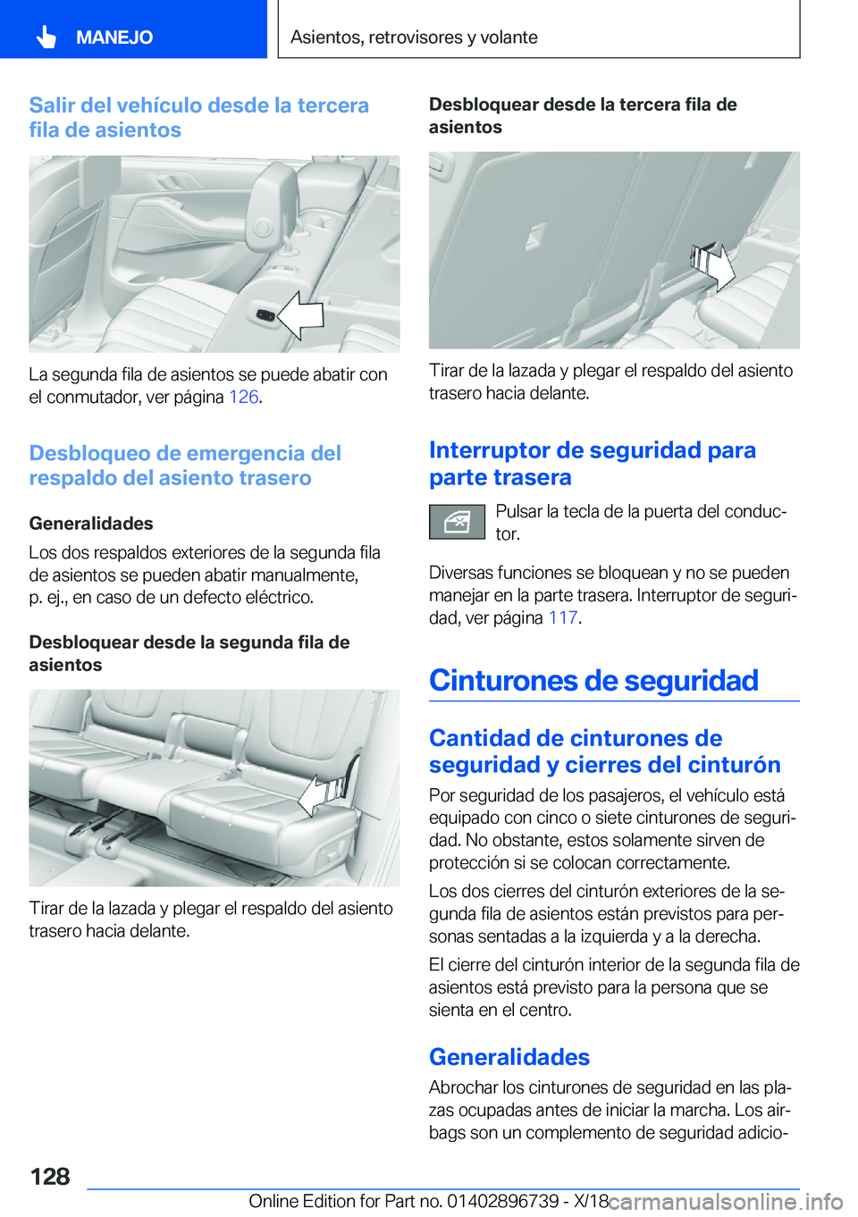 BMW X5 2019  Manuales de Empleo (in Spanish) �S�a�l�i�r��d�e�l��v�e�h�